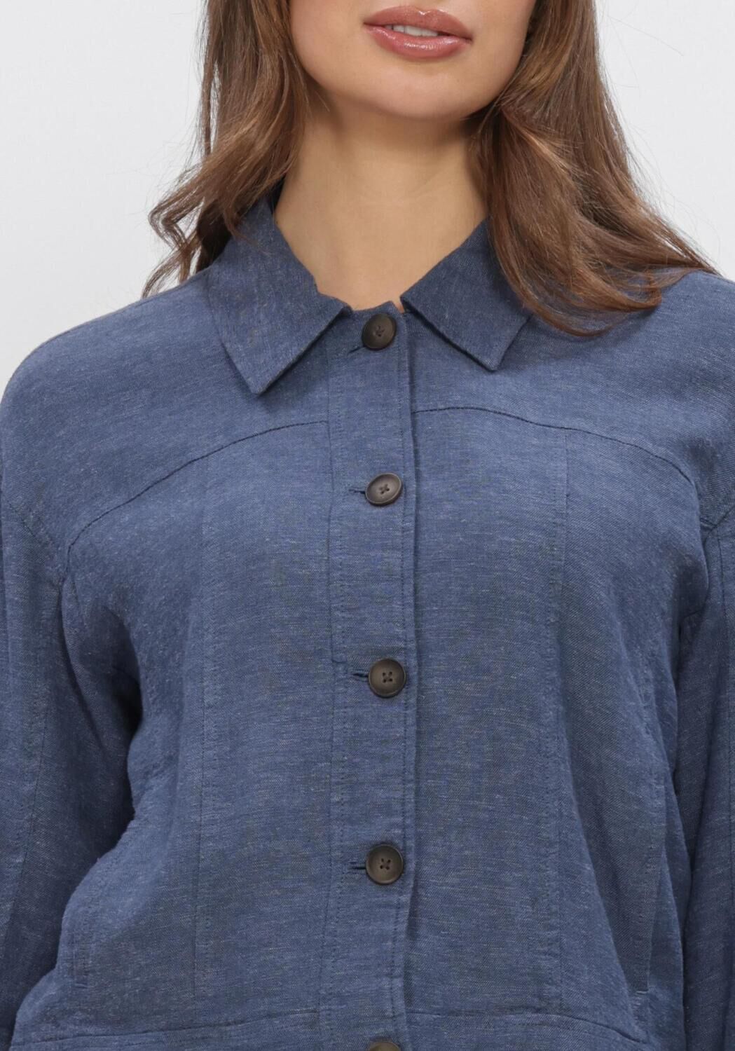 Blauwe MSCH COPENHAGEN Jassen MSCHVIANA GINIA JACKET - large