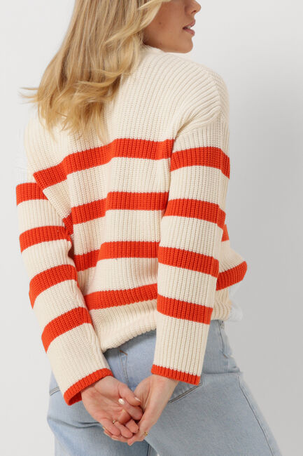 Witte SELECTED FEMME Trui SLFBLOOMIE LS KNIT O-NECK B - large