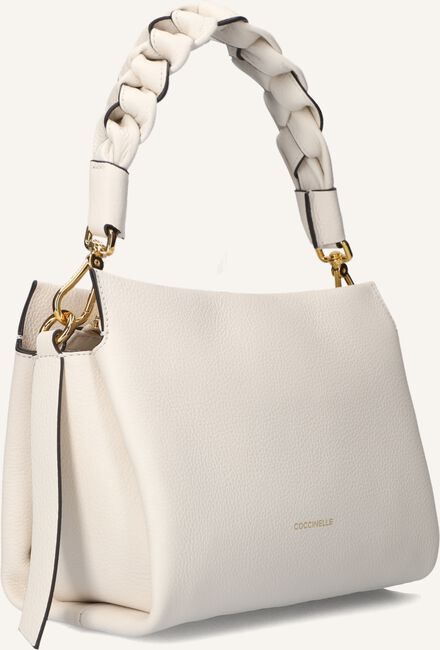 Witte COCCINELLE Schoudertas BOHEME GRANA DOUBLE Witte COCCINELLE Schoudertas BOHEME GRANA DOUBLE - large