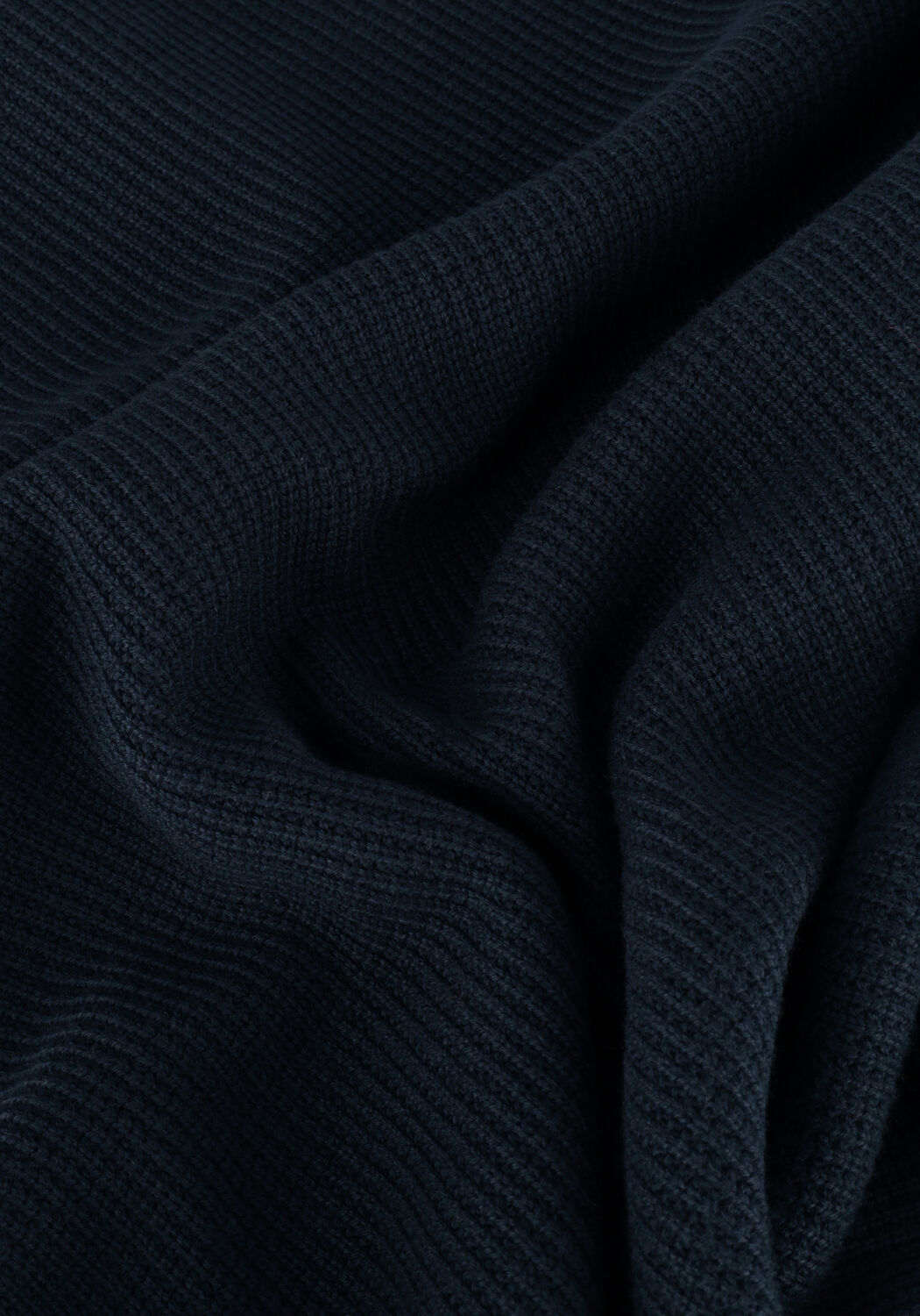 Donkerblauwe PUREWHITE Trui CREWNECK WITH TRAINGLE BADGE ON CHEST - large