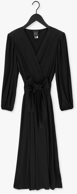 ACCESS Robe maxi W2-3325-307 en noir - large