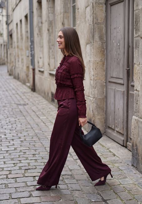 Bordeaux Y.A.S.  YASMALVA LS SHIRT - large