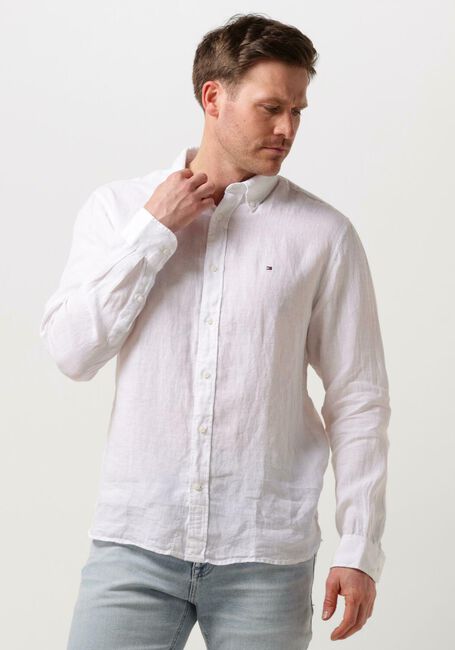TOMMY HILFIGER Chemise décontracté PIGMENT DYED LI SOLID RF SHIRT en blanc - large
