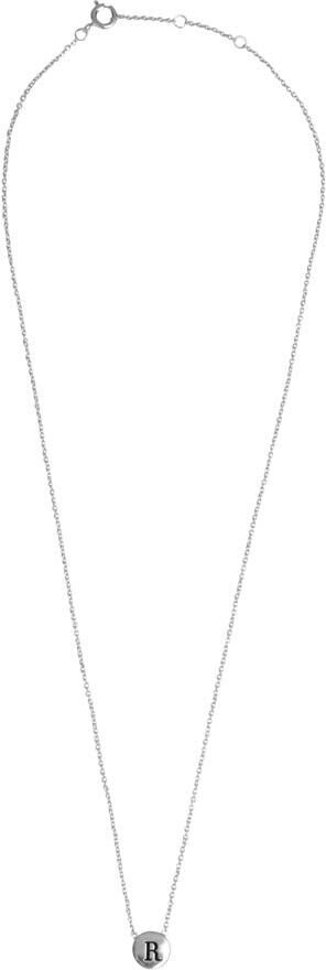 ALLTHELUCKINTHEWORLD Collier CHARACTER NECKLACE LETTER SILV en argent - large