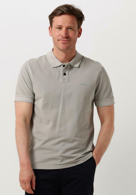 BOSS ORANGE Polo PRIME en gris - large