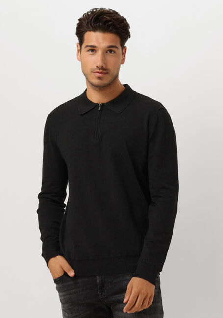 PURE PATH Polo REGULAR FIT KNITWEAR POLO806 en noir - large