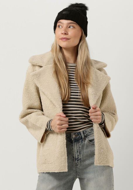 KNIT-TED Manteau Teddy NICOLA JACKET Écru - large