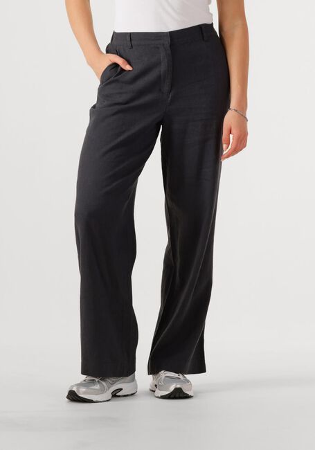 Donkergrijze MSCH COPENHAGEN Pantalon MSCHPENNIE GINIA HW PANTS - large