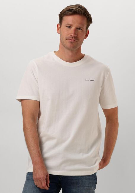 PURE PATH T-shirt REGULAR FIT T-SHIRTS CREWNECK SS103 Blanc - large