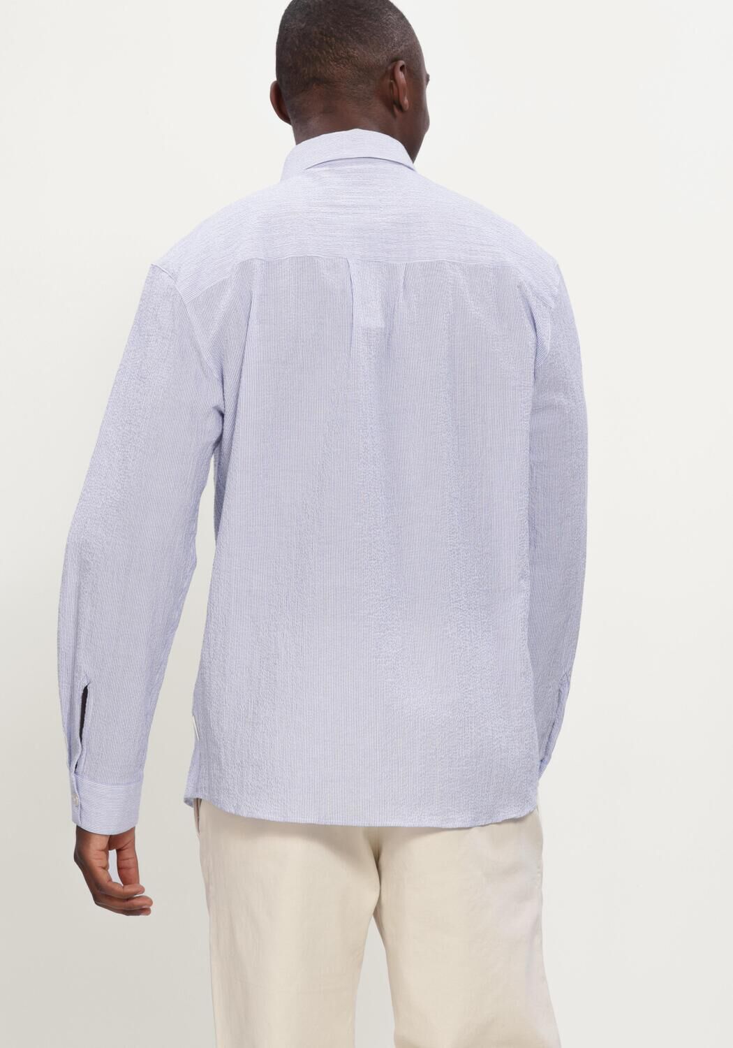 Lichtblauwe THE GOODPEOPLE Casual overhemd SOY - large
