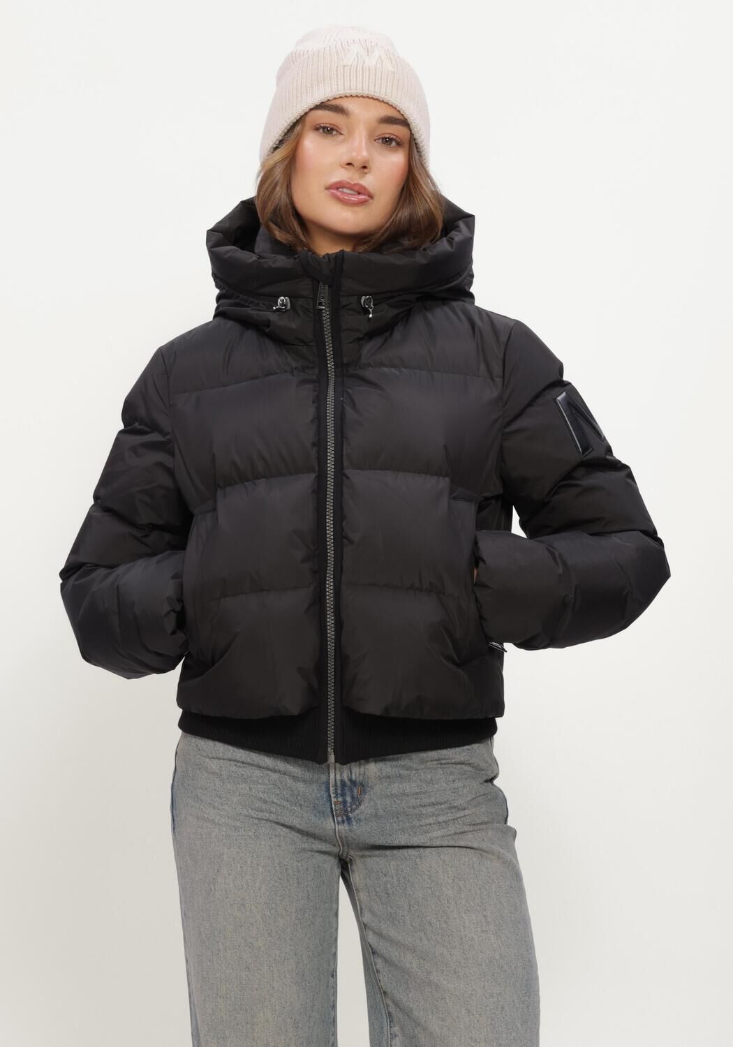 MOSCOW Veste matelass&eacute; 22A-08-FUSSY en noir - large