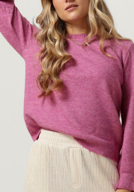 Y.A.S. Pull YASBALIS LS O-NECK KNIT PULLOVER en rose - large
