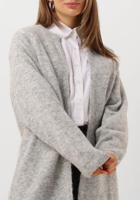 Lichtgrijze VANILIA Vest ABIGAIL CARDIGAN - large