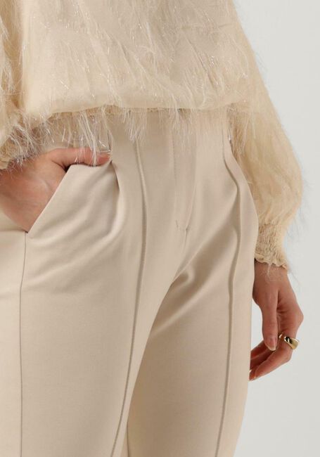 SUMMUM Pantalon évasé TROUSERS PUNTO MILANO en blanc - large
