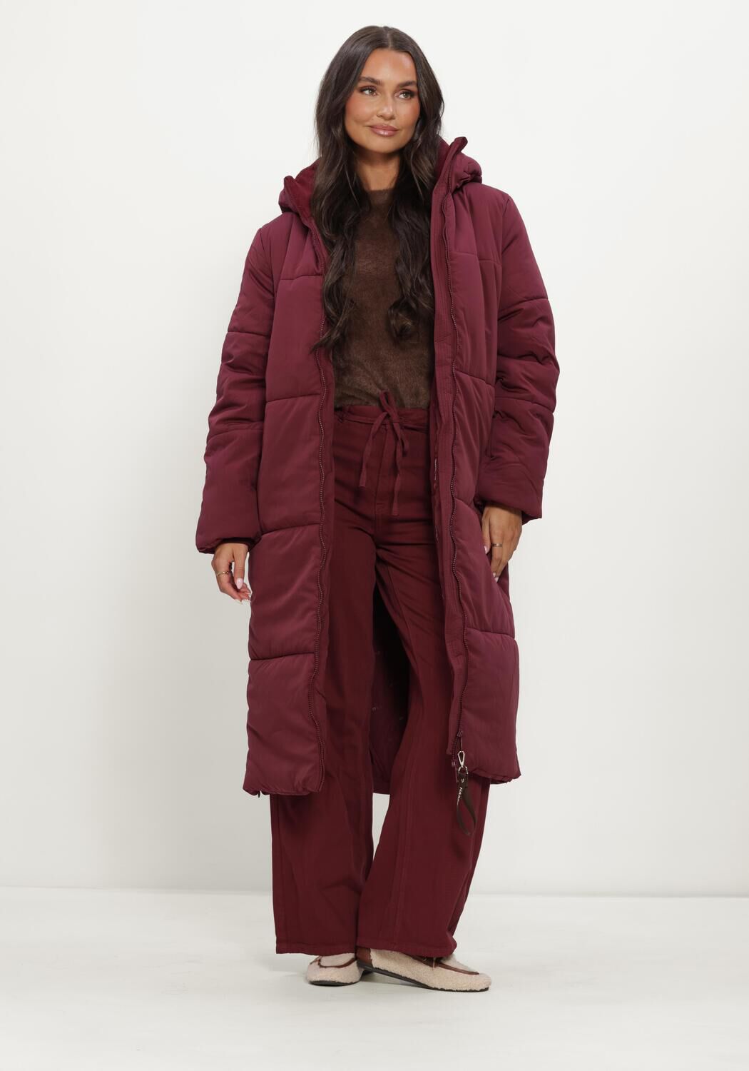 HARPER & YVE Veste matelass&eacute; JENNY-CO Bordeaux - large
