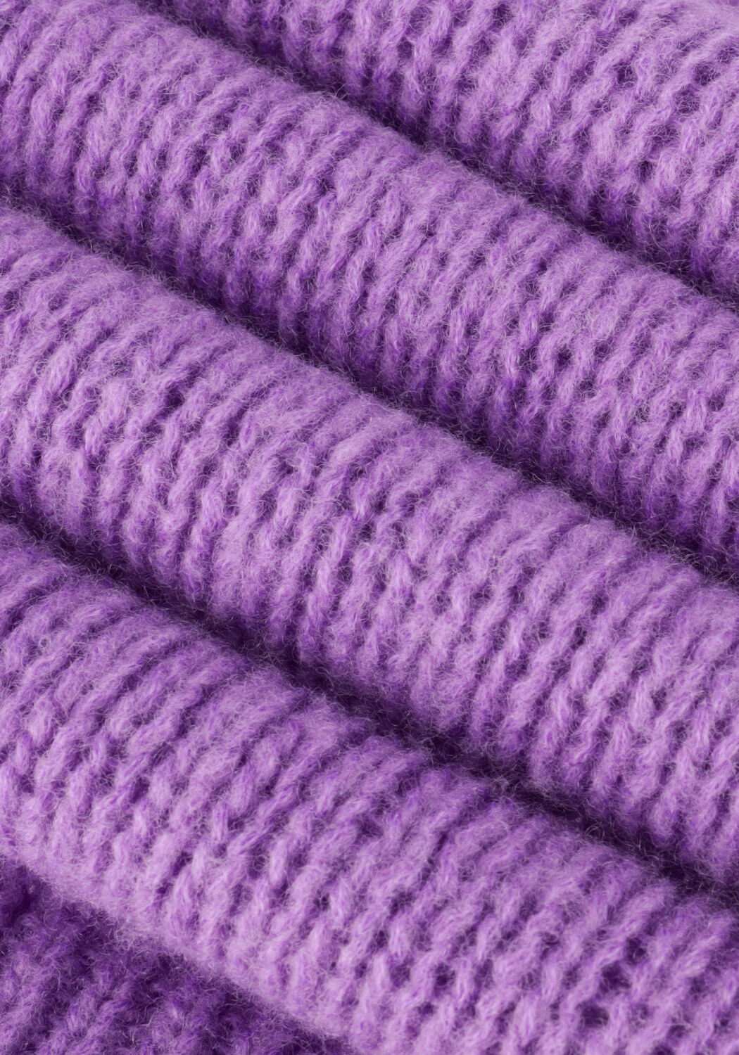 Paarse VANESSA BRUNO Trui VINCA PULL COL MONTANT - large