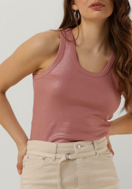 Roze SUMMUM T-shirt RIB TANKTOP COTTON RIB - large