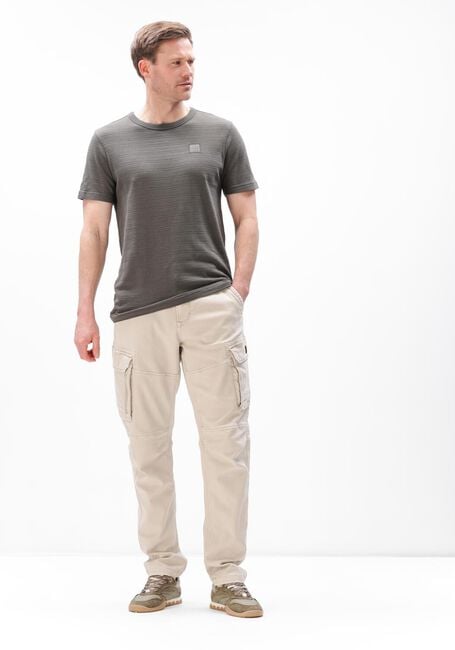 Groene PME LEGEND T-shirt JACQUARD STRIPED - large