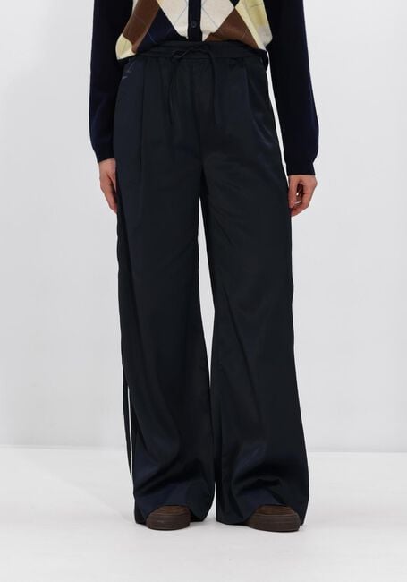 Donkerblauwe GESTUZ Wijde broek GZBICCA HW PANTS - large