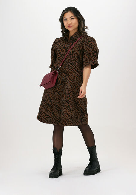 GESTUZ Mini robe ABENA GZ DRESS en marron - large