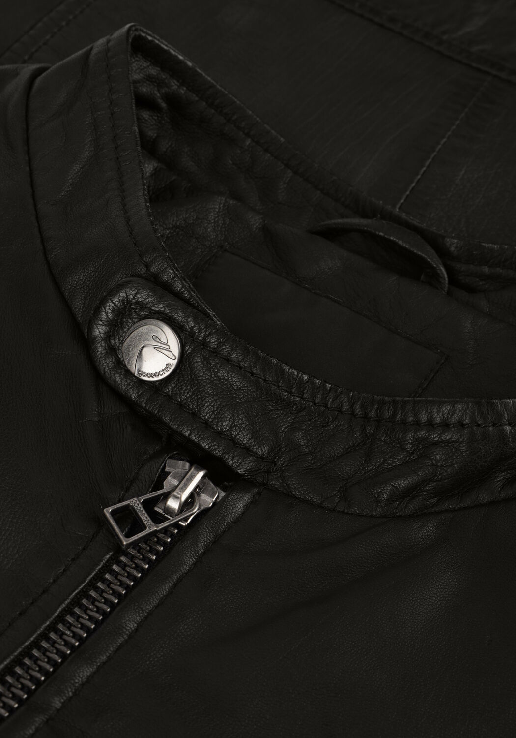 GOOSECRAFT Veste en cuir GC GALLERY062 en noir - large