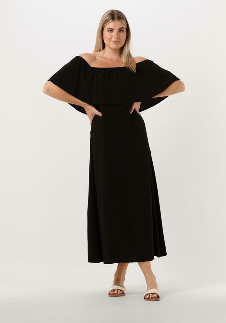 Zwarte MY ESSENTIAL WARDROBE Midi jurk SUNNYMW FLORENCE DRESS - large