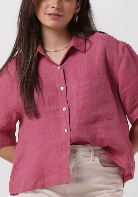 BY-BAR CRIS LINEN BLOUSE Blouses en rose - large