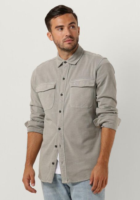 BUTCHER OF BLUE Surchemise FINN POCKET JERSEY SHIRT en gris - large