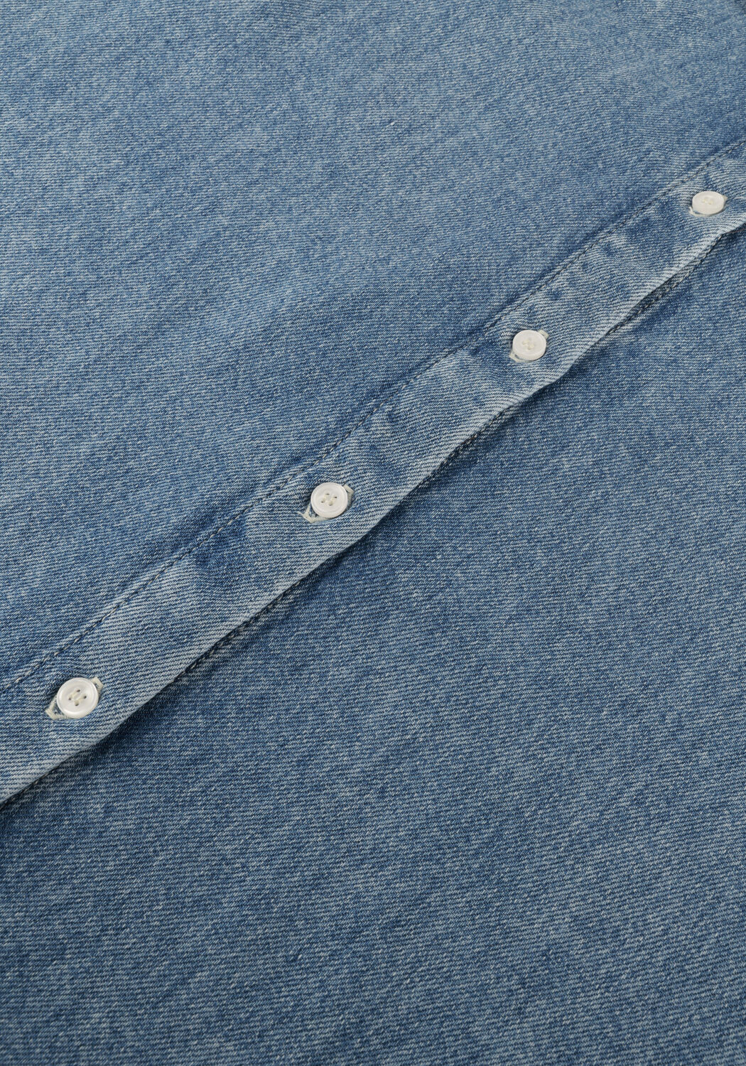 CATWALK JUNKIE OPEN SHOULDER DENIM BLOUSE Blouses en bleu - large