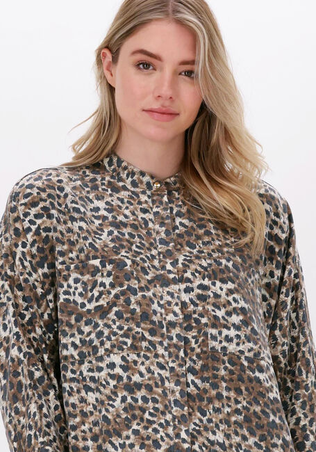 SOFIE SCHNOOR Mini robe SHIRT #S222264 Léopard - large