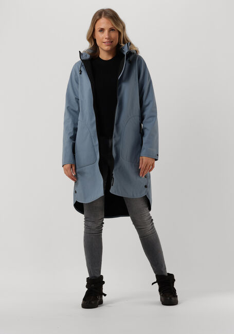 Blauwe ILSE JACOBSEN Gewatteerde jas RAIN 37 RAINCOAT - large