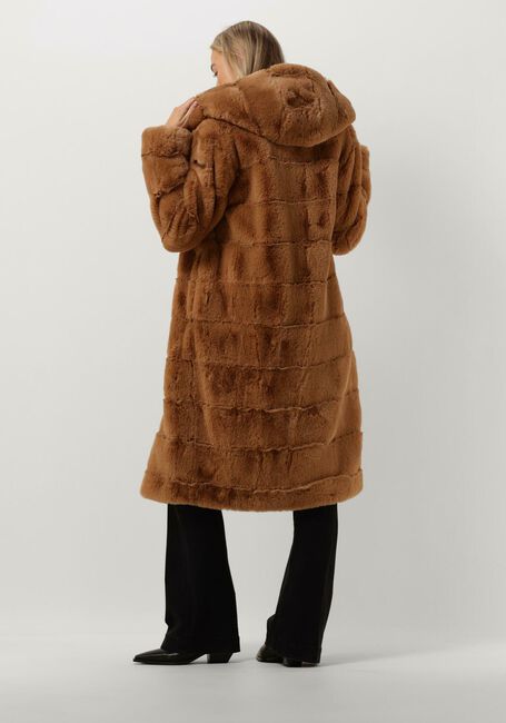 MOSCOW Manteau en fausse fourrure 10-09-NADJANA en camel - large