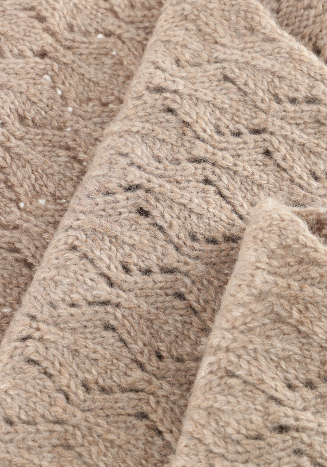 Beige BECKSONDERGAARD Sjaal WOONA OPALIA SCARF - large