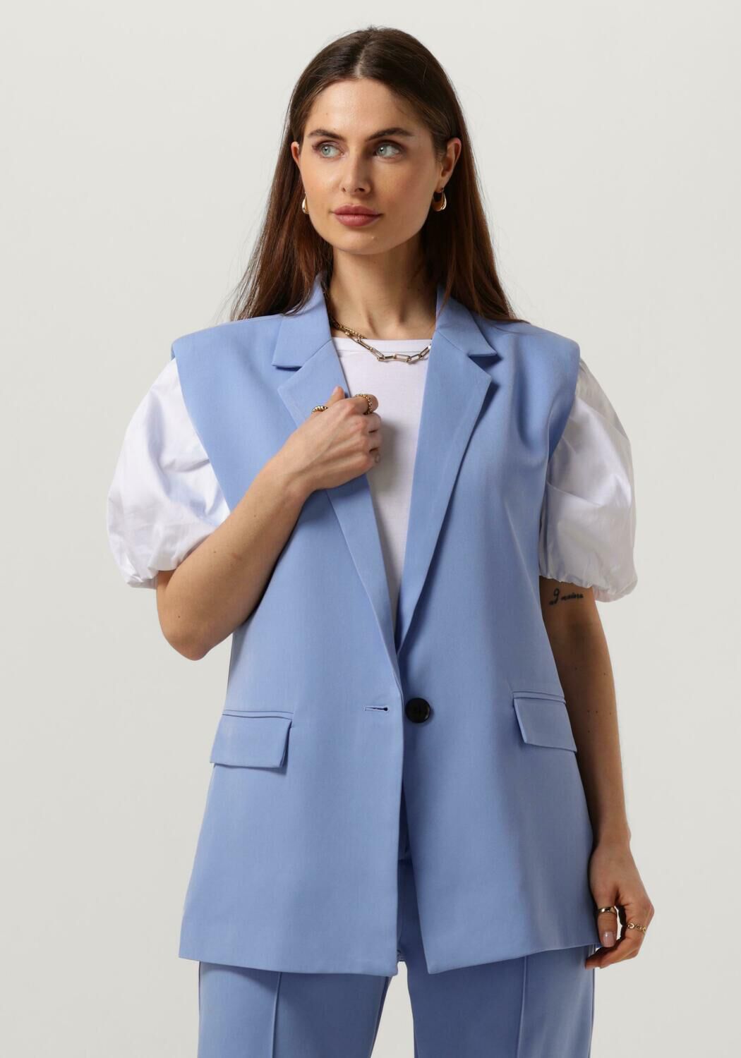 YDENCE Gilet GILET LIMA Bleu clair Omoda