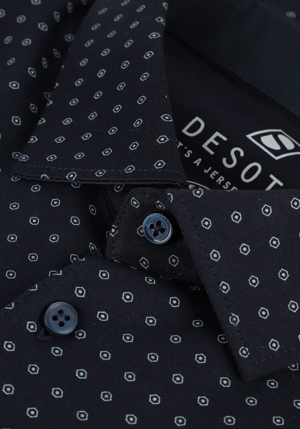 DESOTO Polo POLO KENT Bleu fonc&eacute; - large