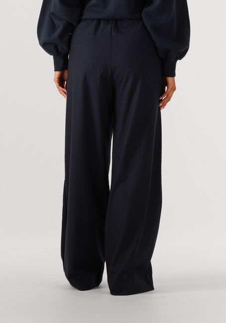 BY-BAR Pantalon large BENJI PINSTRIPE PANTS Bleu foncé - large