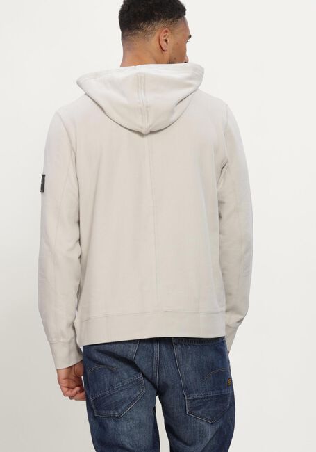 Beige CALVIN KLEIN Trui LS EU 350TERRY BADGE HOODIE - large