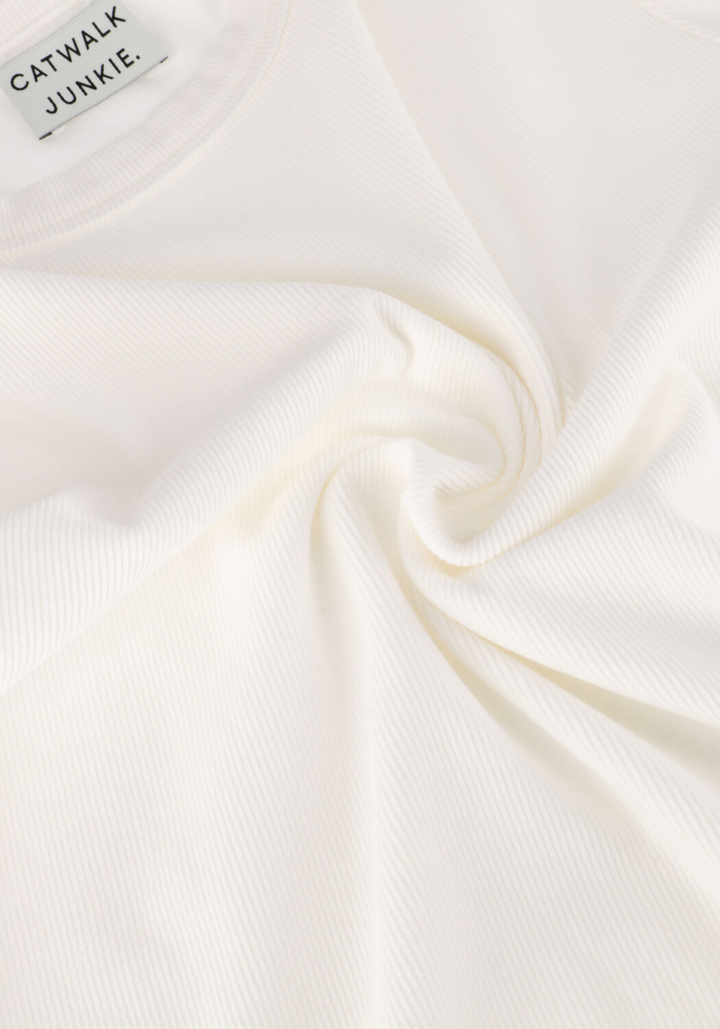 CATWALK JUNKIE T-shirt RIBBED TEE en blanc - large