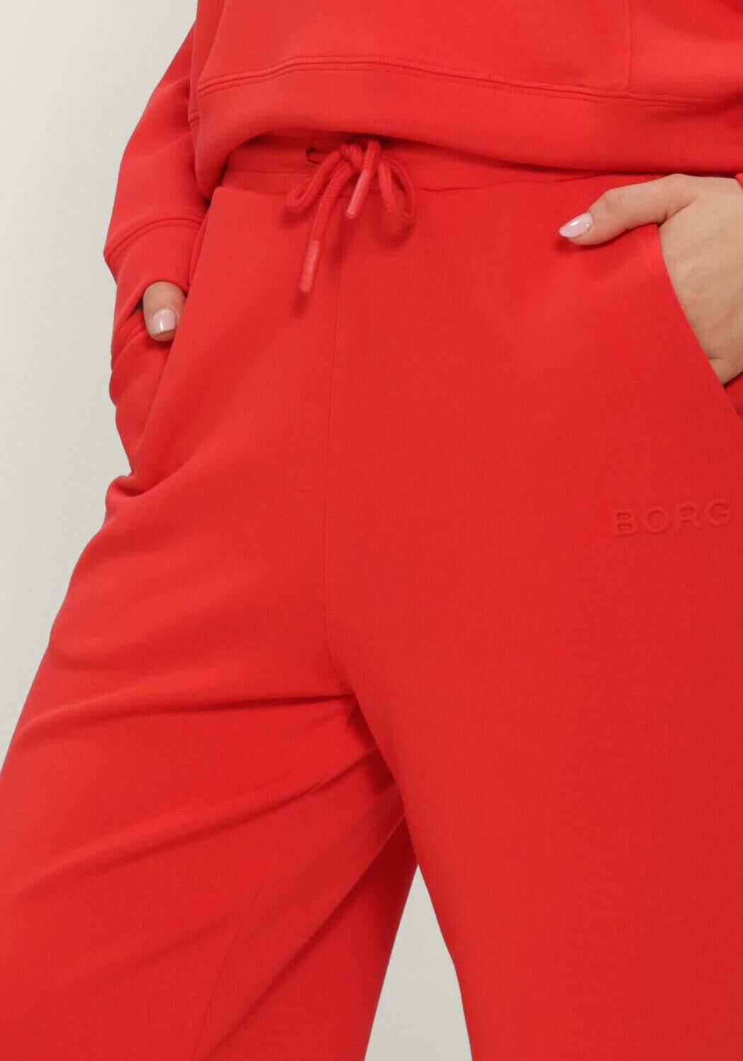 BJORN BORG Pantalon de jogging STUDIO SOFT SWEATPANTS en rouge - large