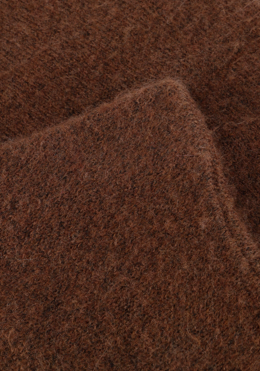 EDITED Mini-jupe ADALEE WOOL KNIT SKIRT en marron - large