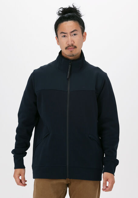VANGUARD Gilet ZIP JACKET MIXED MATERIAL SWEA Bleu foncé - large