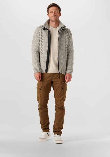 PME LEGEND Gilet HEAVY KNIT MIXED YARN en gris - large