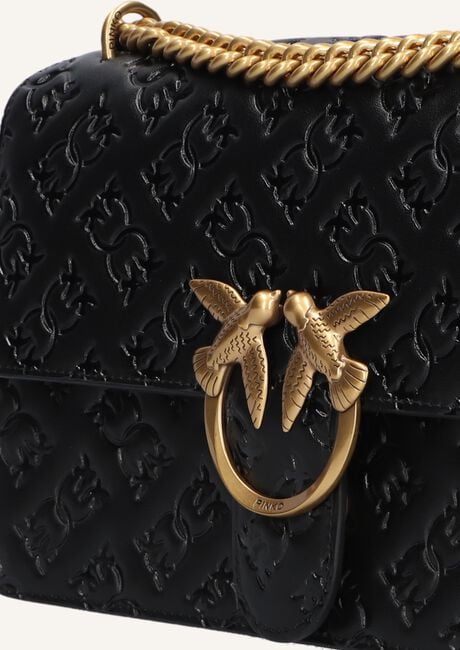 Zwarte PINKO Schoudertas LOVE ONE CLASSIC DC VITELLO Zwarte PINKO Schoudertas LOVE ONE CLASSIC DC VITELLO - large