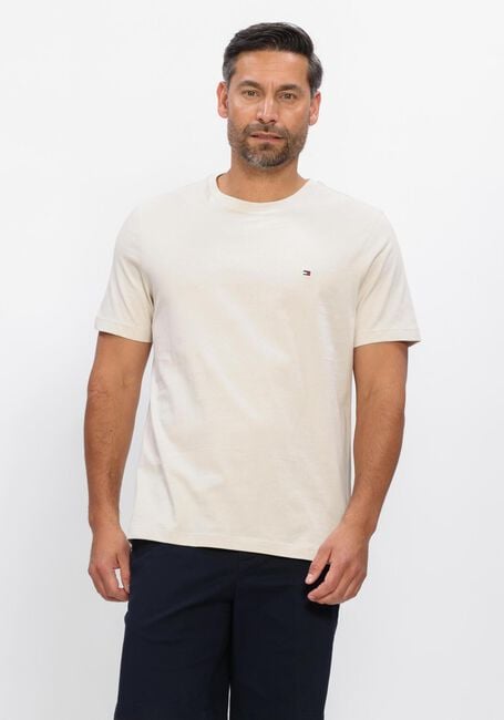 TOMMY HILFIGER T-shirt ESS SEASONAL REG FIT SOLID TEE &Eacute;cru - large