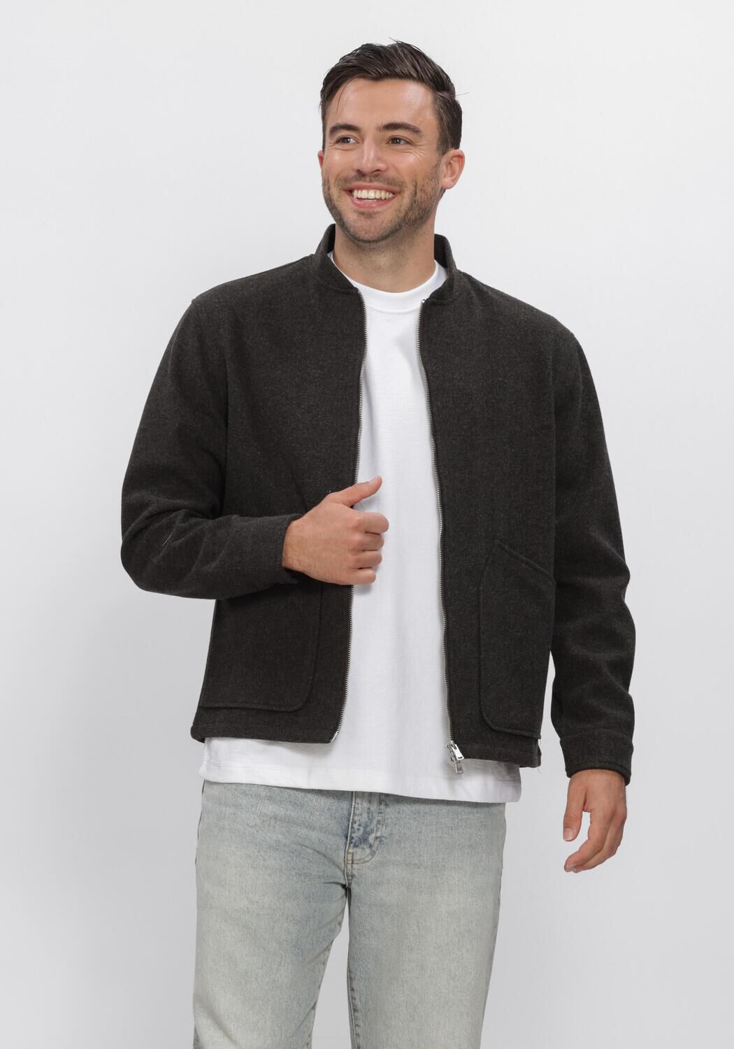 DSTREZZED Jack DS_COLE BOMBER Gris fonc&eacute; - large