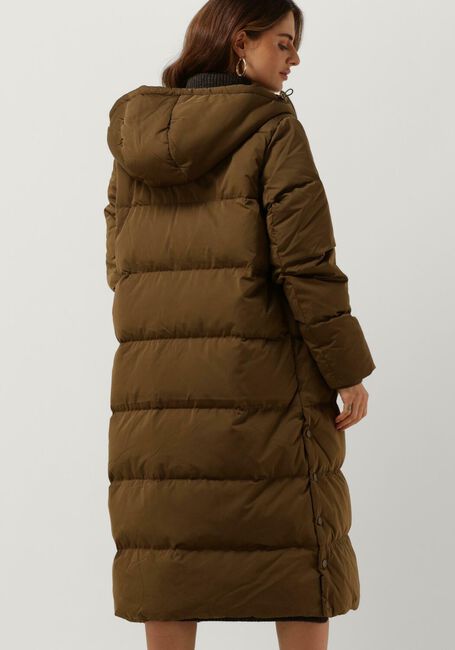 Y.A.S. Veste matelassé YASPUFFA LONG DOWN COAT Olive - large