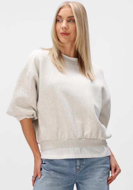 BY-BAR Pull BIBI LUCKY EVERYDAY SWEATER Gris clair - large