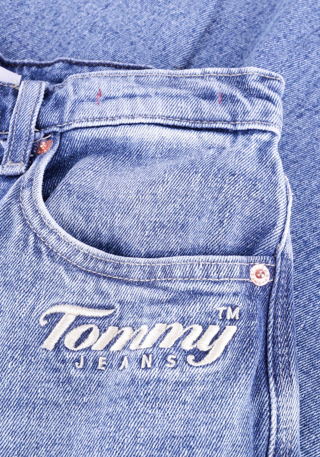 Blauwe TOMMY JEANS Wide jeans CLAIRE HIGH RISE WIDE CF8012 - large