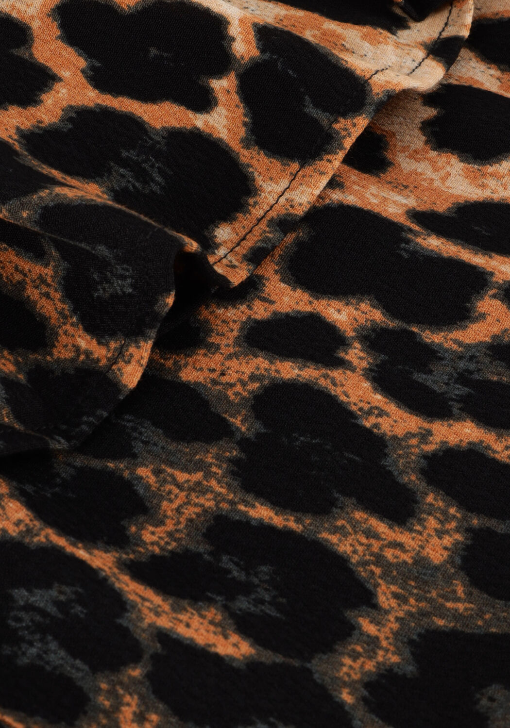 ALIX THE LABEL Mini-jupe LADIES WOVEN ANIMAL WRAP SKIRT en marron - large