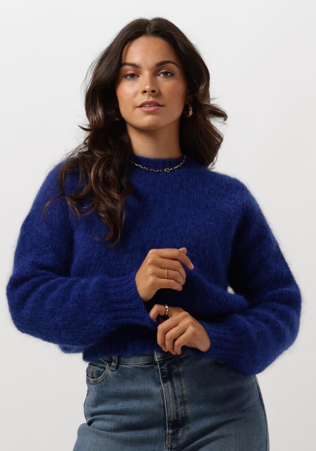 Donkerblauwe pullover dames best sale